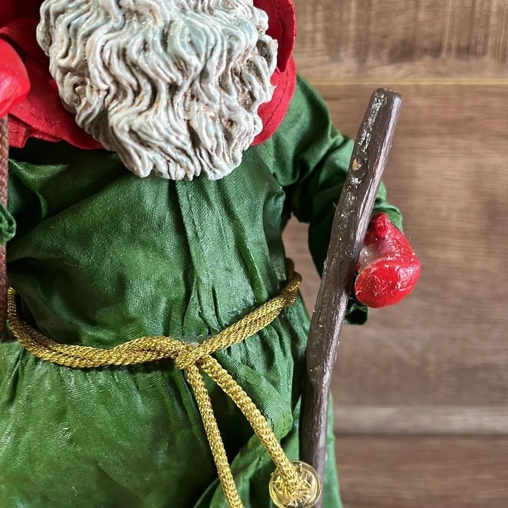 Clothtique Father Christmas Santa Figurine Bag 1990 Vintage Possible Dreams‎